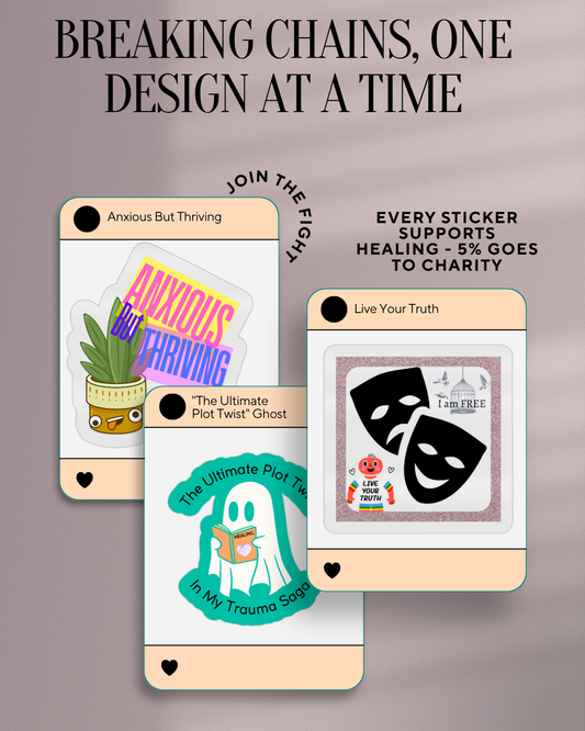 Sticker Stories: Embracing Anxiety, Identity & Healing with Humour