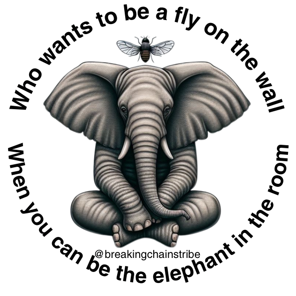 Oopsie - Elephant in the Room Sticker
