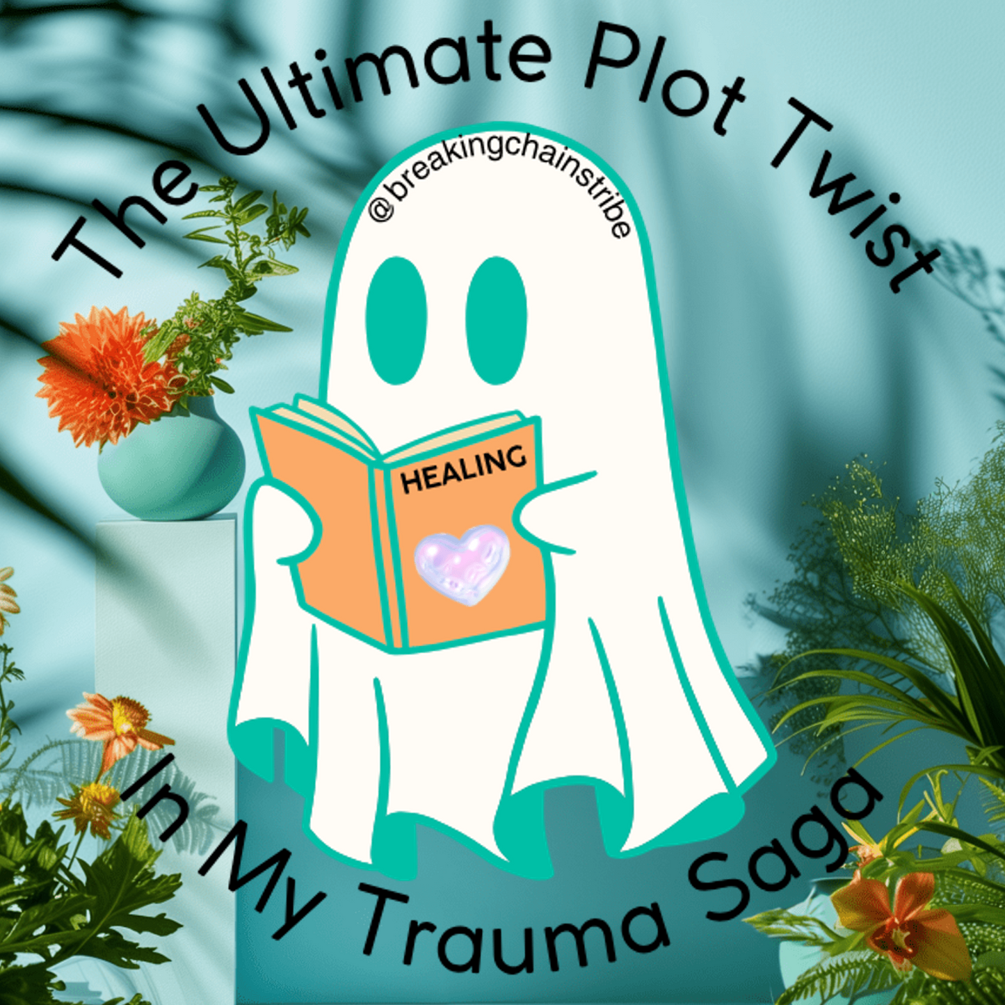 Ghost Plot Twist: Digital Download (Transparent Background)